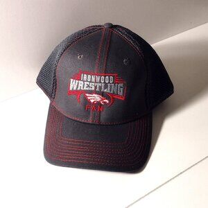 IRONWOOD WRESTLING FAN Hat - New Era Hat - Adult L/XL - (2010) Cotton / Mesh